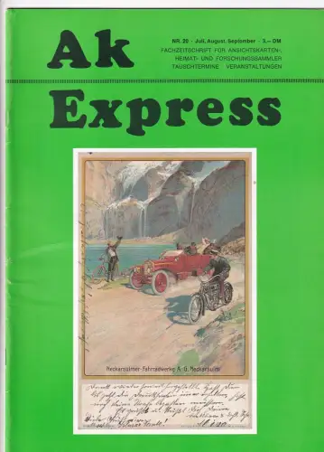 Ak Express Fachzeitschrift für Ansichtskarten Zeitschrift Nr. 20 1981