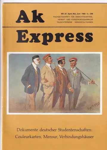 Ak Express Fachzeitschrift für Ansichtskarten Zeitschrift Nr. 23 1982