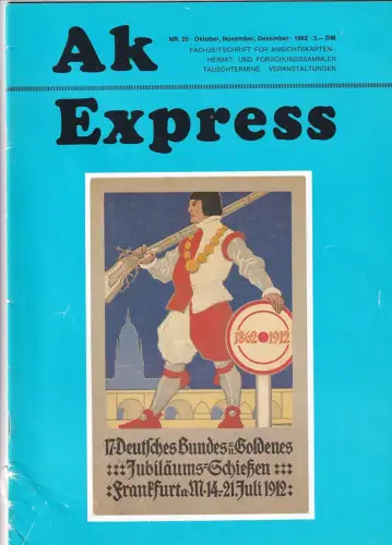 Ak Express Fachzeitschrift für Ansichtskarten Zeitschrift Nr. 25 1982