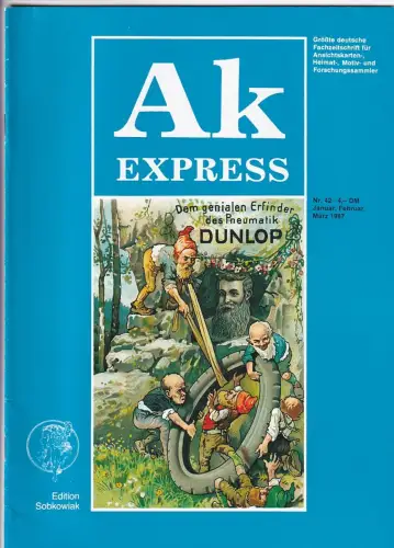 Ak Express Fachzeitschrift für Ansichtskarten Zeitschrift Nr. 42 1987
