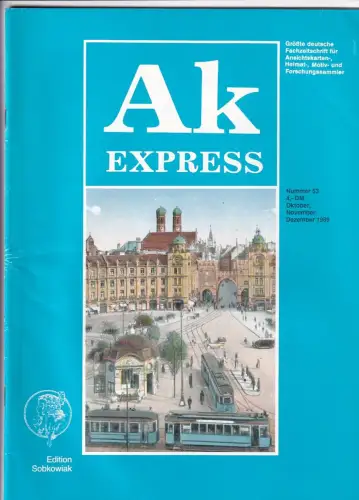 Ak Express Fachzeitschrift für Ansichtskarten Zeitschrift Nr. 53 1989