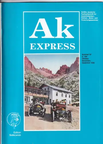 Ak Express Fachzeitschrift für Ansichtskarten Zeitschrift Nr. 57 1990