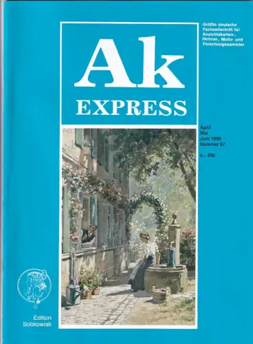 Ak Express Fachzeitschrift für Ansichtskarten Zeitschrift Nr. 57 1998