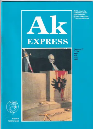 Ak Express Fachzeitschrift für Ansichtskarten Zeitschrift Nr. 67 1993