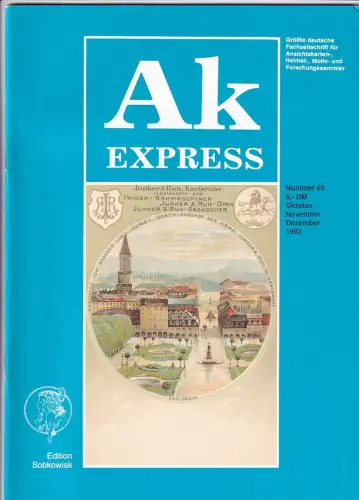 Ak Express Fachzeitschrift für Ansichtskarten Zeitschrift Nr. 69 1993