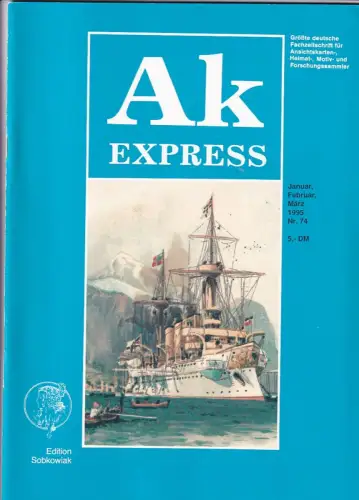 Ak Express Fachzeitschrift für Ansichtskarten Zeitschrift Nr. 74 1995