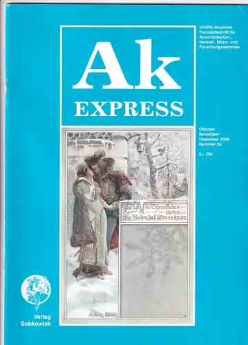 Ak Express Fachzeitschrift für Ansichtskarten Zeitschrift Nr. 93 1999