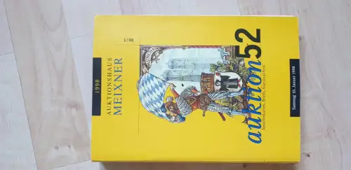 Auktionskatalog Auktionshaus Meixner Auktion 52 Ansichtskarten Briefe 1/1998