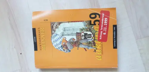 Auktionskatalog Auktionshaus Meixner Auktion 59 Ansichtskarten Briefe 4/1999