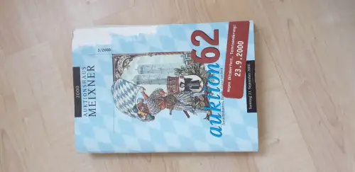 Auktionskatalog Auktionshaus Meixner Auktion 62 Ansichtskarten Briefe 3/2000