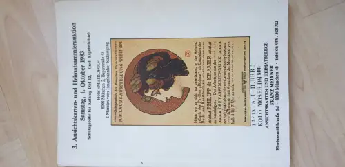 Auktionskatalog Franz Meixner 3. Ansichtskarten- und Heimatsammler Auktion 1983