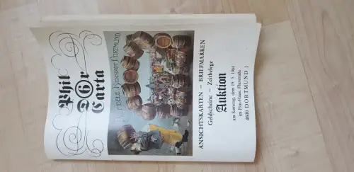 Auktionskatalog PHIL-DOR-Carta 6. Auktion Ansichtskarten 1984 Bernd Ahland