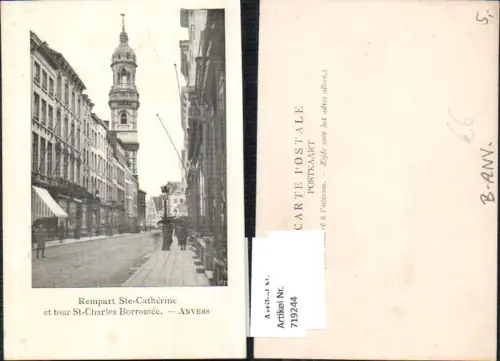 719244 Anvers Antwerpen Rempart Ste. Catherine St. Charles Borromee