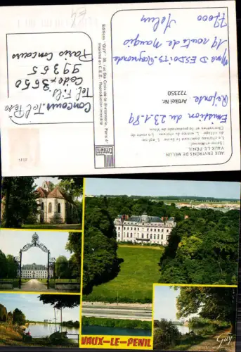 722350 Vaux-le-Pénil Château dominant Seine Vaux-le-Pénil Seine-et-Marne