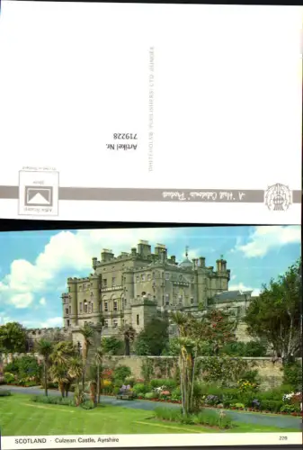 719228 Scotland Culzean Castle Ayrshire Schloss Palmen Great Britain