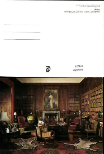 719231 Golspie Dunrobin Castle Golspie Sutherland Library Great Britain