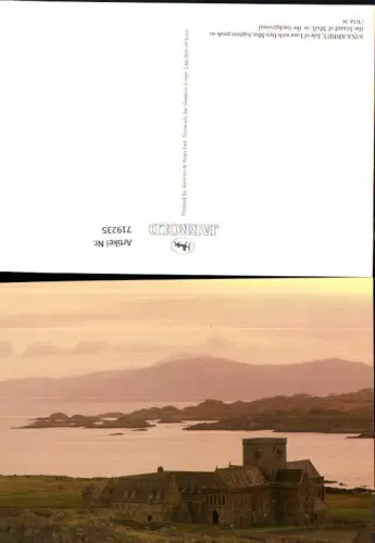 719235 Iona Abbey Isle of Iona with Ben Mor Island of Mull Great Britain