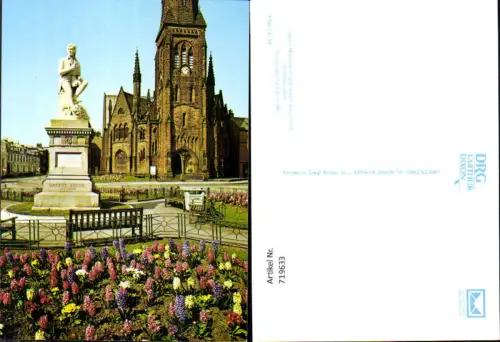 719633 Dumfries-shire Burns Monument and Greyfriars Church Great Britain