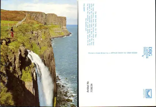 719634 The Kilt Rock Falls Isle of Skye Klippen Wasserfall Great Britain