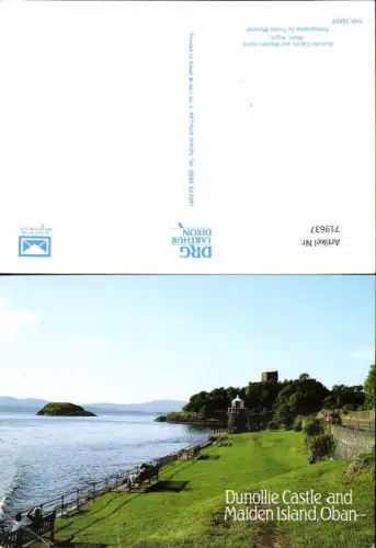 719637 Dunollie Castle and Maiden Island Oban Argyll Great Britain