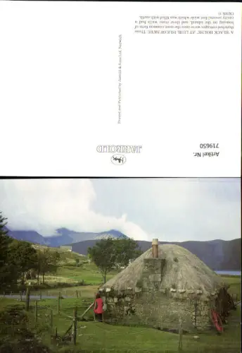 719650 A Black House at Luib Isle of Skye Thatched cottage Great Britain