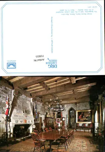 719655 Eilean Donan Castle Dornie Ross-shire The Banqueting Hall Kamin Great Britain