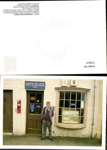 719659 Sanquhar Post Office Upper Nithsdale Oldest Post Office Great Britain