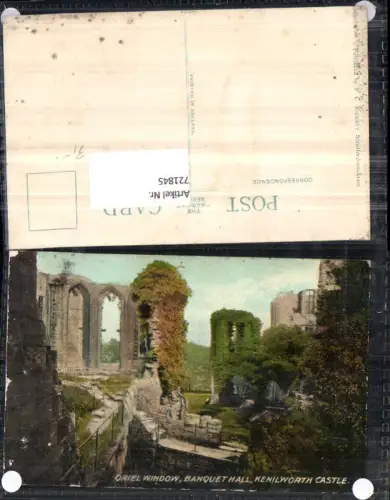 721845 Kenilworth Castle Oriel Window Banquet Hall