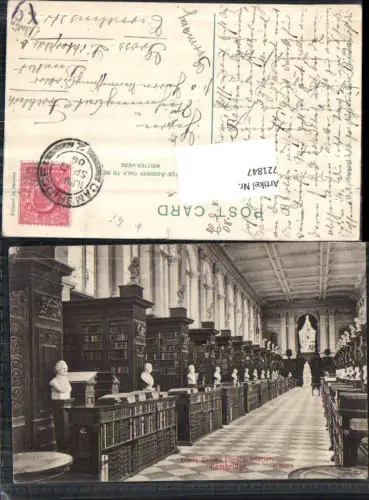 721847 Cambridge Trinity College Libary Interior Bibliothek City of Cambridge County Cambridgeshire