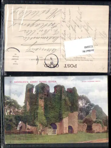 721848 St Radigunds Abbey Ruins Dover Kent