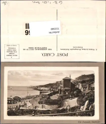 722580 Ventnor The Cascade Wasserfall Küste Strand