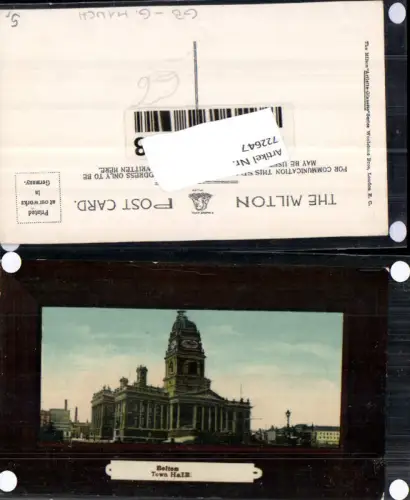 722647 Bolton Town Hall Rathaus Passepartout