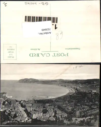 722649 Llandudno Town and Bay Wales