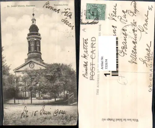 722674 Guernsey St. James Church Kirche