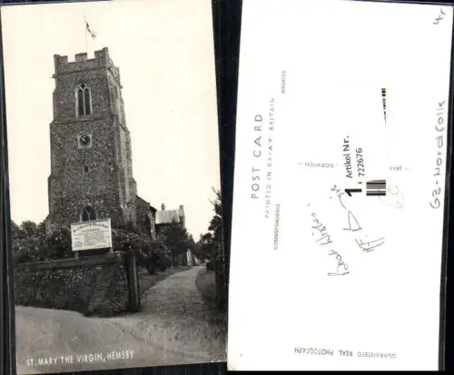 722676 Hemsby St. Mary the Virgin Norfolk