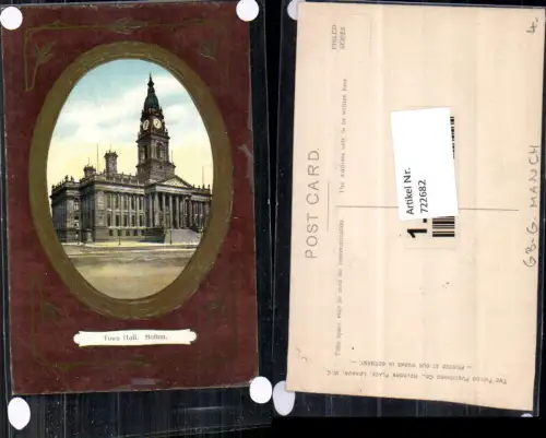 722682 Bolton Town Hall Rathaus Manchester