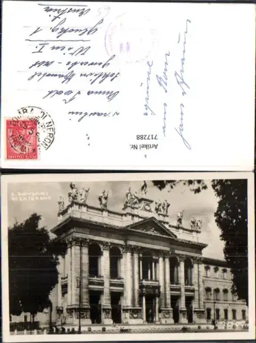 717288 Foto AK Roma Rom S. Giovanni di Laterano Italy