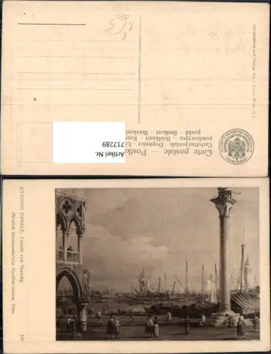 717289 Künstler AK Antonio Canale Ansicht v. Venedig Venezia pub J. Löwy 140