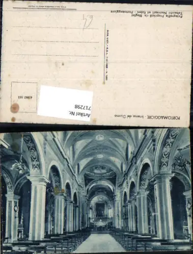 717298 Portomaggiore Interno del Duomo Dom Inneres Italy