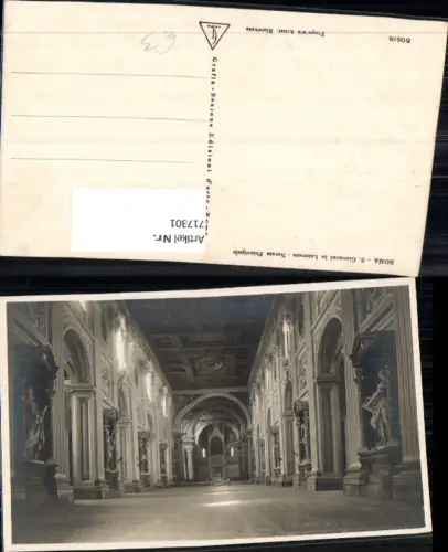 717301 Foto AK Roma Rom S. Giovanni in Laterno Navata Principale Italy