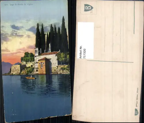 717320 Lago di Garda Gardasee S. Vigilio Ruderboot Italy