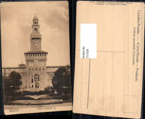 717324 Milano Mailand Torre Umberto I Italy