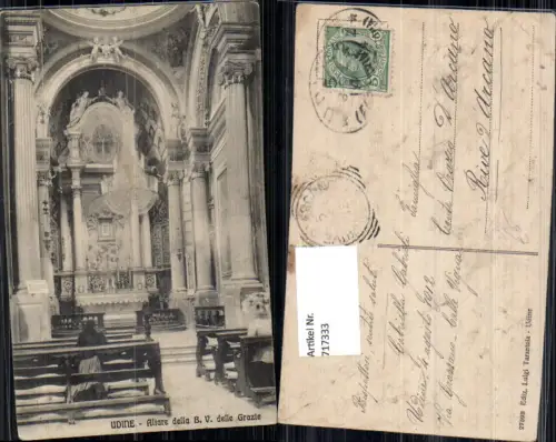 717333 Udine Altare della B.V. delle Grazie Kirche Inneres Italy