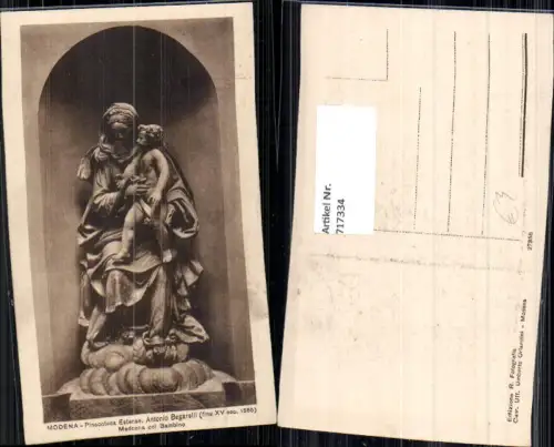 717334 Modena Pinacoteca Estense Madonna dol Bambino Statue Italy