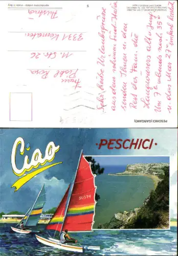 720534 Peschici Segelboot Gargano