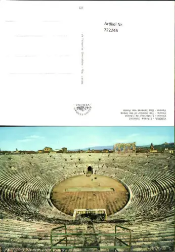 722246 Verona L Arena interno