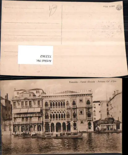 722362 Venezia Canal Grande Gemeinde Venezia Bezirk: Metropolitan City of Venice
