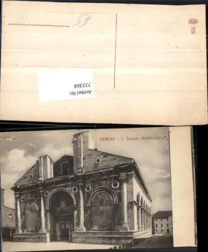 722368 Rimini Il Templo Malatestiand Rimini C