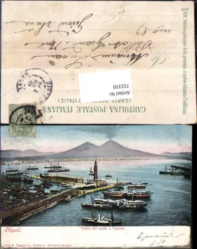 722370 Napoli Hafen Vesuv Napoli Neapel Vulkan Porto
