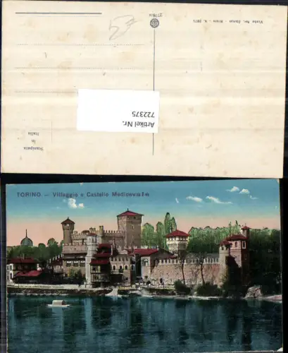 722375 Torino Mittelalterliches Dorf Villaggio e Castello Medioevale Bez. Turin